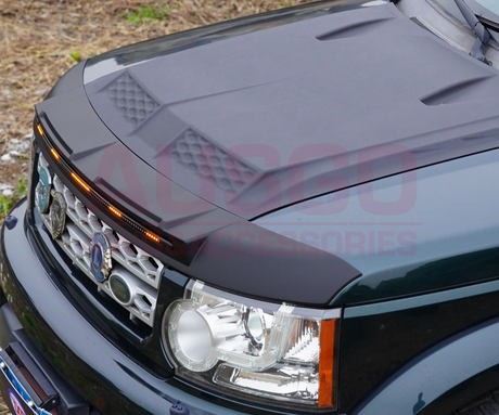 LED Light  Injection Bonnet Protector for Land Rover Discovery 3 4 2004-2017 PICK UP ONLY