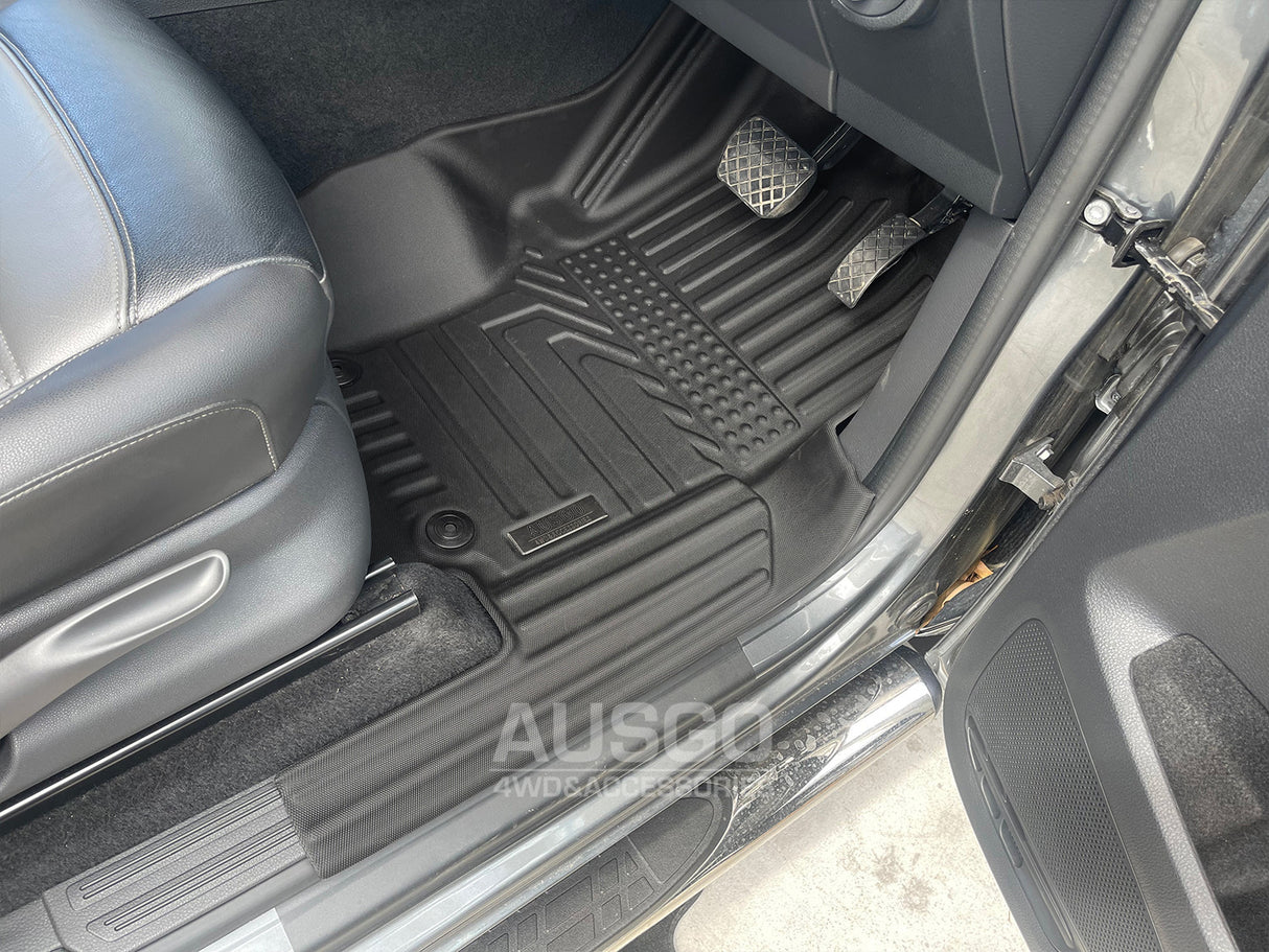 5D Car Floor Mats for Volkswagen Amarok 2H Series Dual Cab 2009-2022