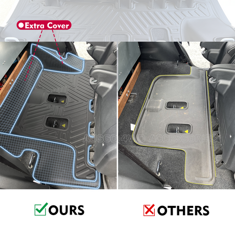 Third Row Floor Mat for ISUZU MUX MU-X 2021-Onwards