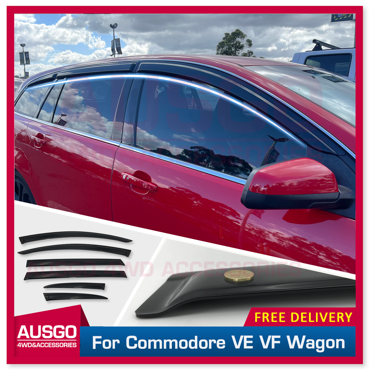 Luxury Weather Shields for Holden Commodore VE VF Wagon