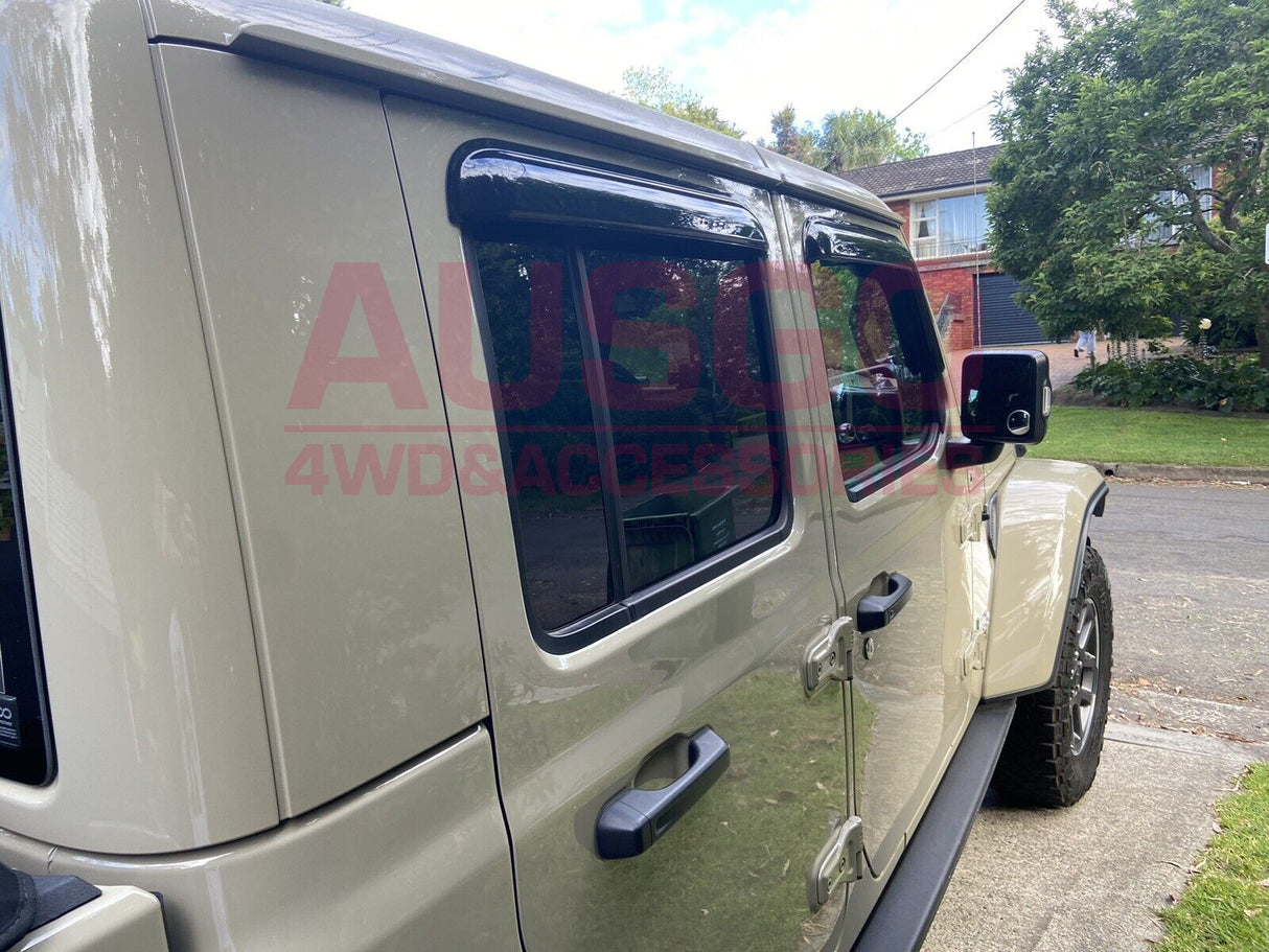 Luxury Weather Shields for Jeep Gladiator Dual Cab 2020-Onwards