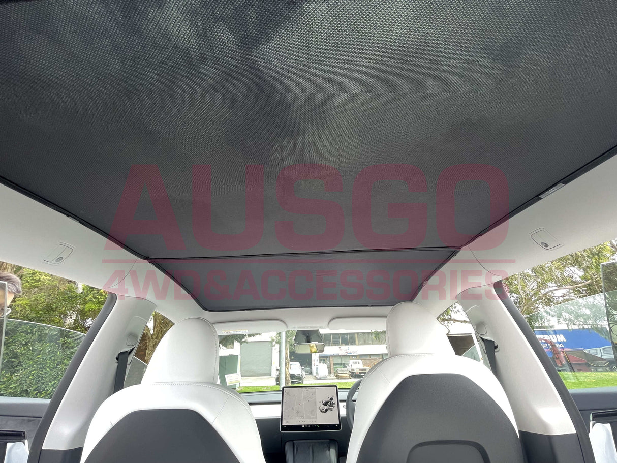 Magnetic Glass Roof Sunshade for Tesla Model Y 2022-Onwards