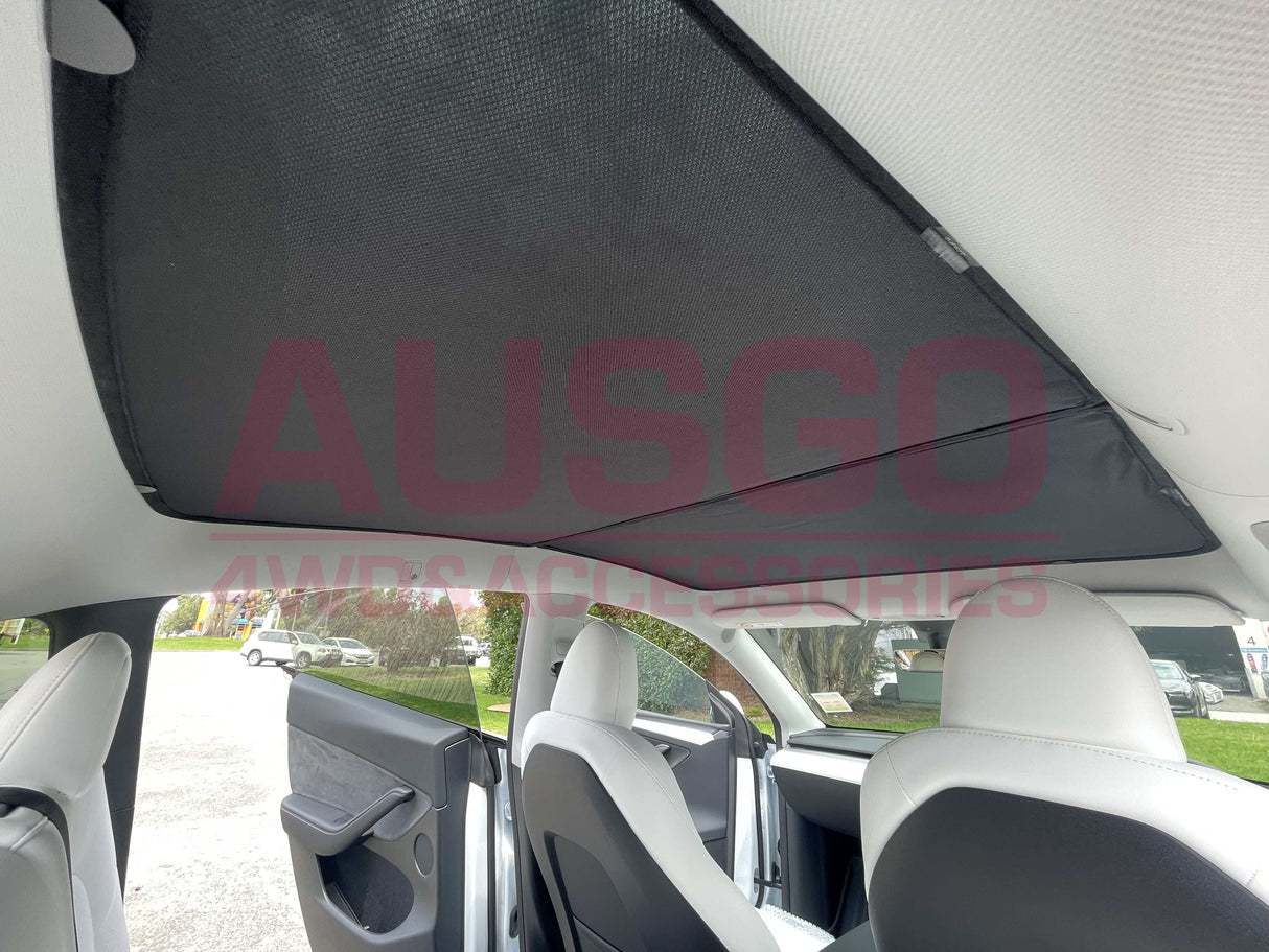 Magnetic Glass Roof Sunshade for Tesla Model Y 2022-Onwards