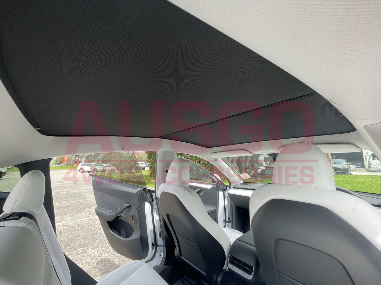 Magnetic Glass Roof Sunshade for Tesla Model Y 2022-Onwards