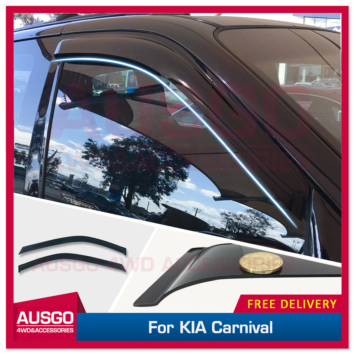 Weather Shields for KIA Carnival 2000-2006