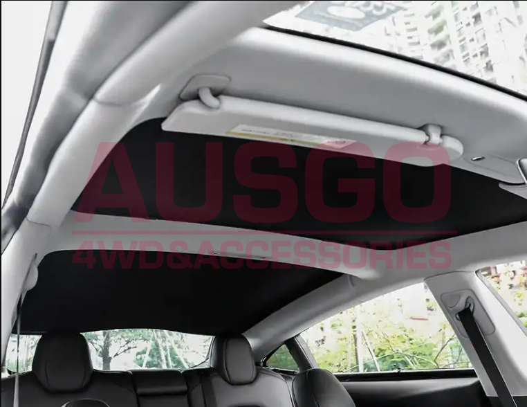 Magnetic Glass Roof Sunshade for Tesla Model 3