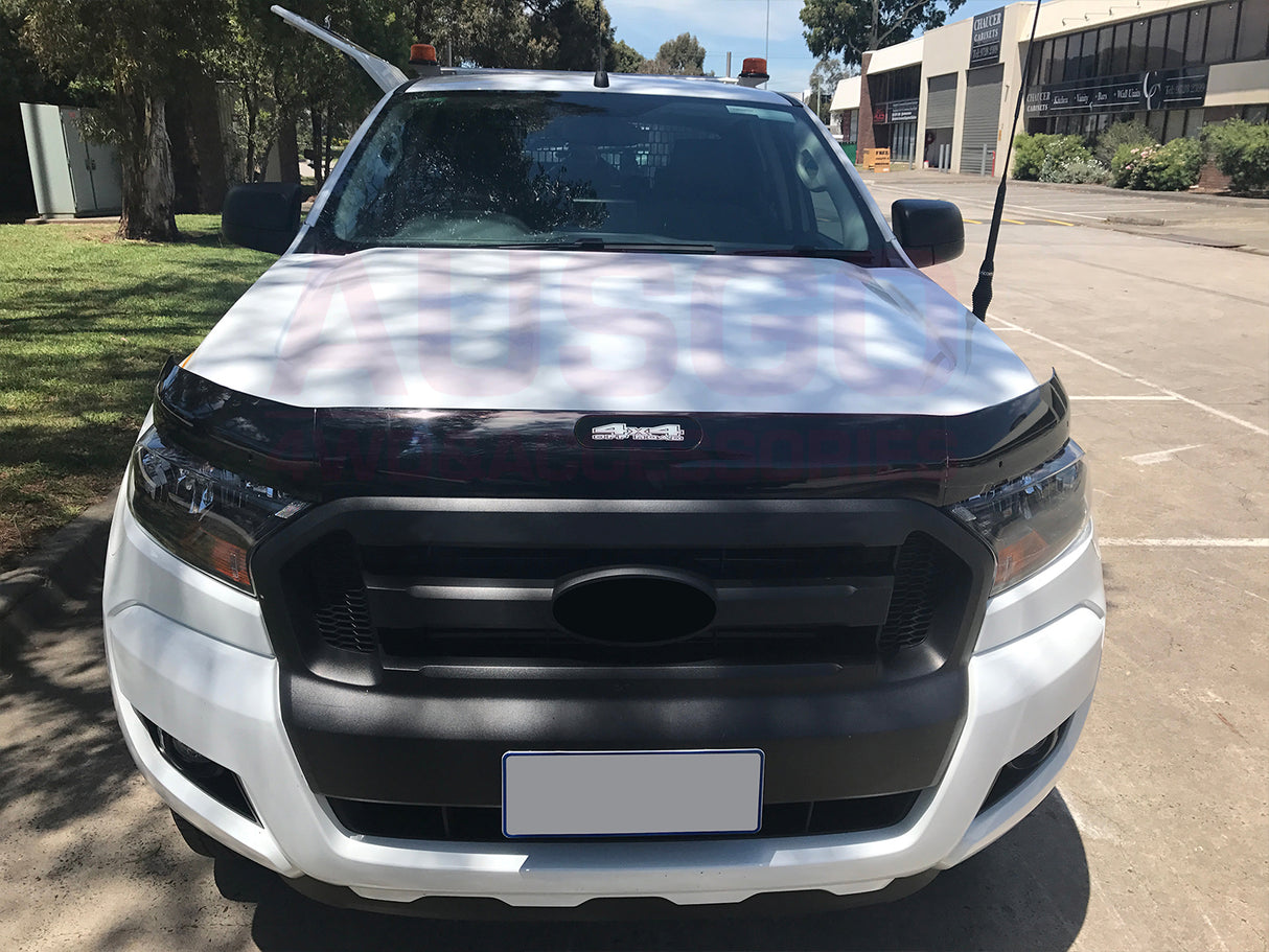 PRE-ORDER Injection Weather Shields + Bonnet Protector for Ford Ranger Dual Cab 2016-2022