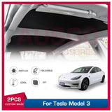 Magnetic Glass Roof Sunshade for Tesla Model 3