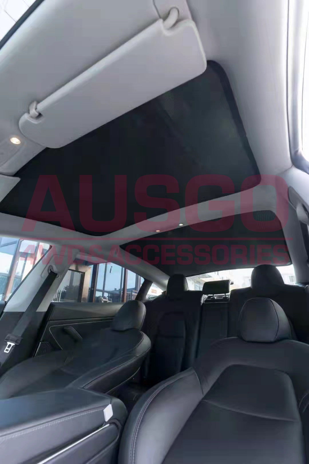 Magnetic Glass Roof Sunshade for Tesla Model 3