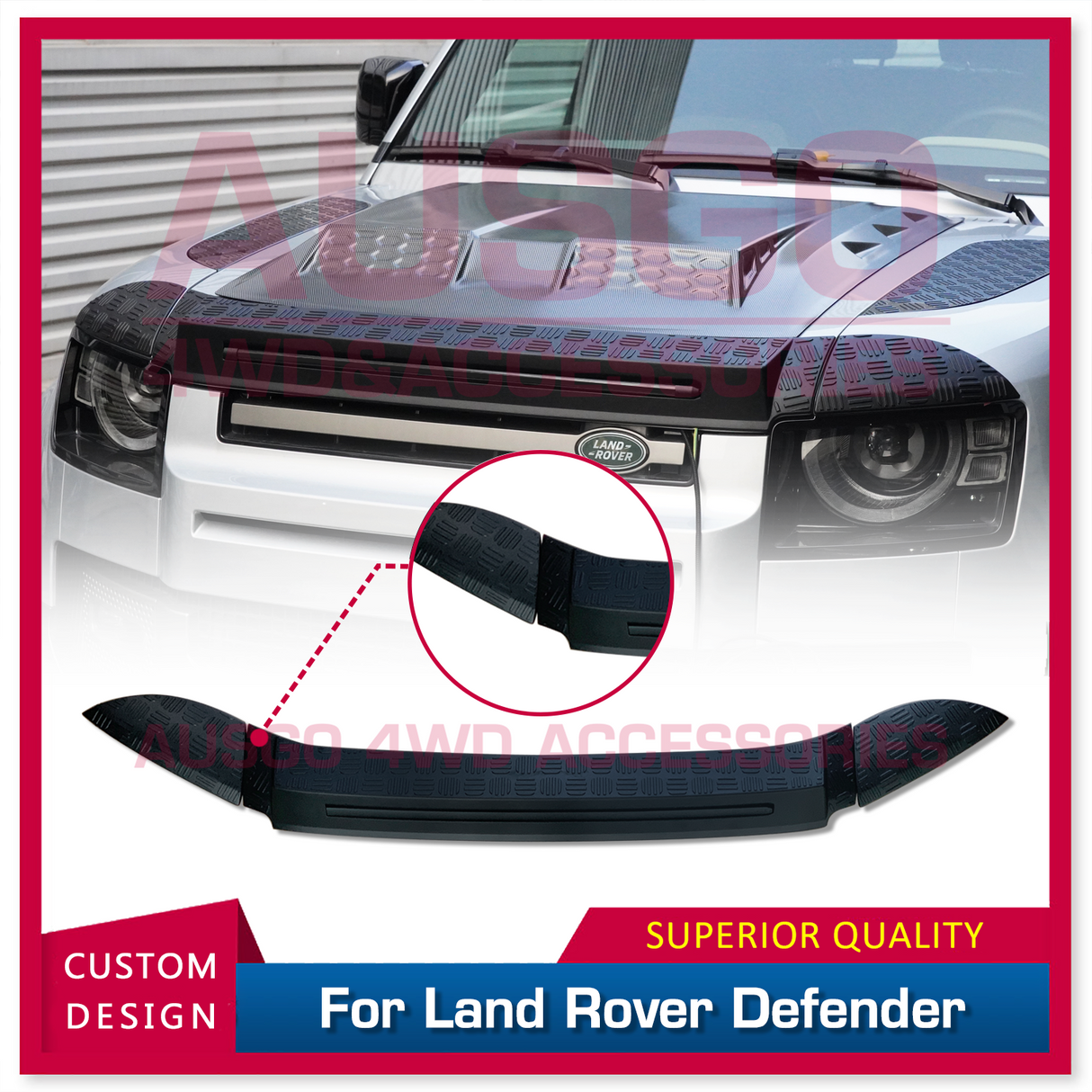 Bonnet Protector for Land Rover Defender L663 2020-Onwards