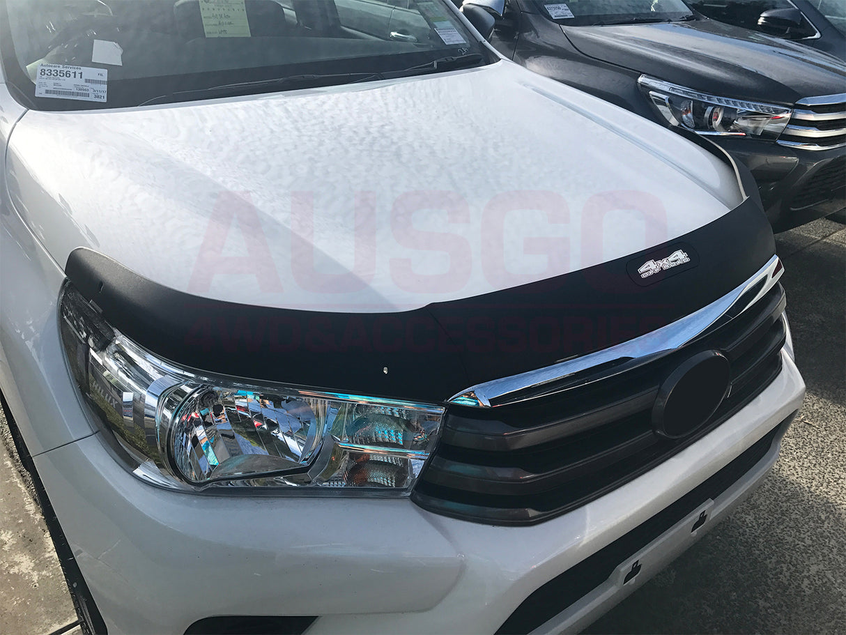 Injection Weather Shields + Bonnet Protector for Toyota Hilux Dual Cab 2015-2020